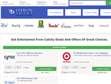 Tablet Screenshot of couponssmart.com